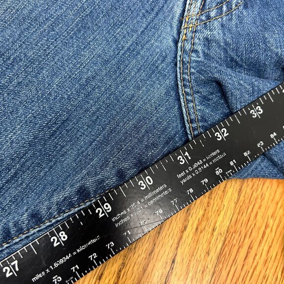 Polo Ralph Lauren Jeans Men's 38x32 Blue Stonewash Cotton Denim Straight Stretch - Picture 13 of 15